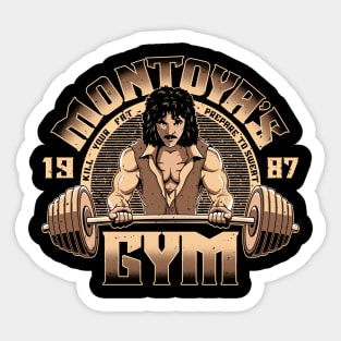 Montoya's Gym Sticker